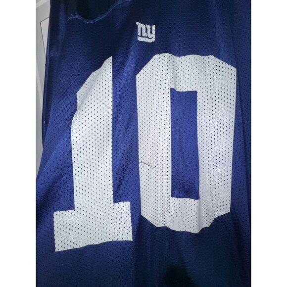 Reebok New York Giants Eli Manning 10 Blue Jersey Size 2XL - Picture 6 of 6